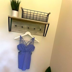 Strappy lululemon athletica tank with built in shelf bra